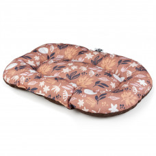 Duvo Plus Oval Cushion Sewn Rustle Brown, 100cm - guļvieta