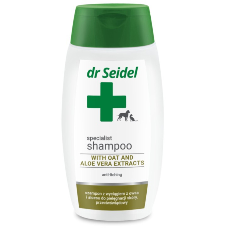 Dr.Seidel Shampoo with Oat and Aloe Vera Extract, 220ml - šampūns niezošai un sakairinātai ādai