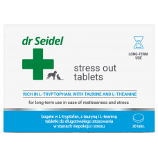 Dr.Seidel Stress Out, 30tbl - nomierinošas tabletes ilgstošai lietošanai trauksmes un stresa apstākļos