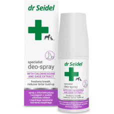 Dr.Seidel Deo-Spray with Chlorhexidine, 50ml - līdzeklis ar hlorheksidīnu un salvijas ekstraktu zobiem un smaganām