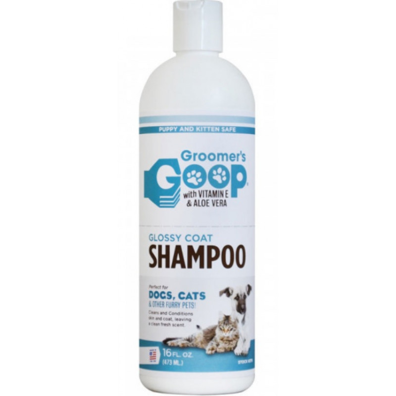 Groomer`s Goop Glossy Coat Shampoo, 16oz/473ml - šampūns kažoka spīdumam un mirdzumam