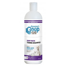 Groomer`s Goop Snow White Toning Shampoo, 16oz/473ml - šampūns gaišiem kažokiem
