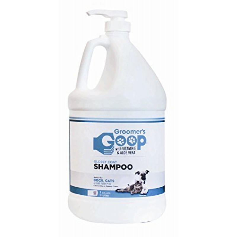 Groomer`s Goop Glossy Coat Shampoo, 3800ml - šampūns kažoka spīdumam un mirdzumam