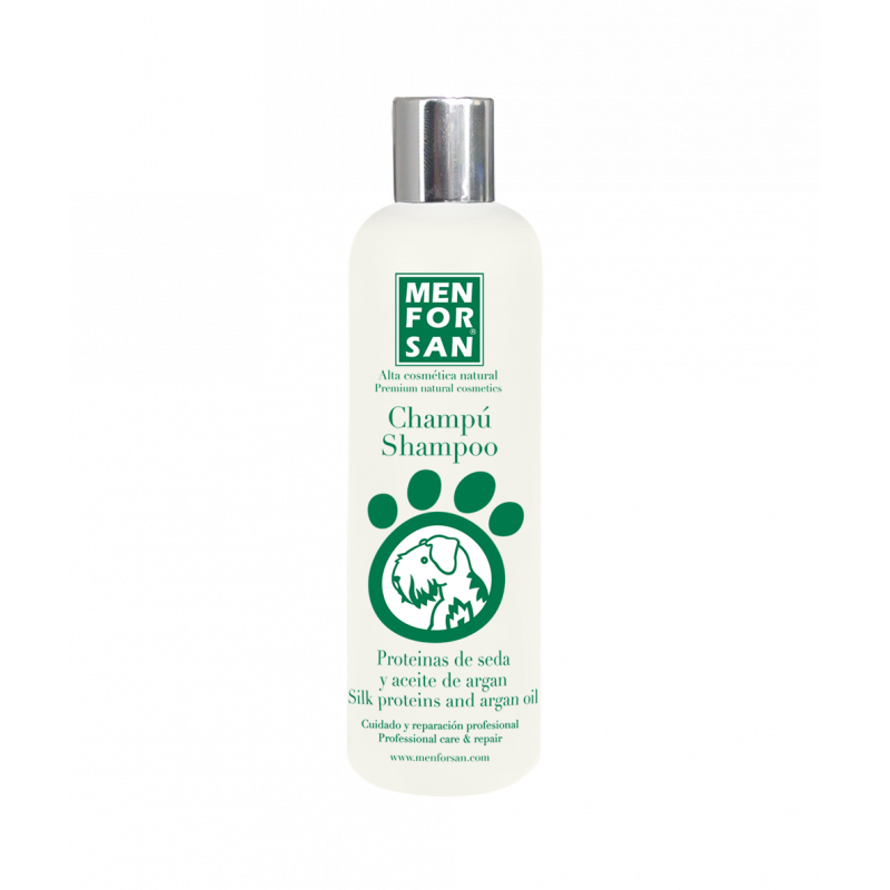 Men For San Silk Proteins and Argan Oil Shampoo, 300ml - šampūns ar zīda proteīniem un argana eļļu