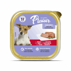 Plaisir Dog Beef and Vegetables, 300g - говяжий террин с овощами