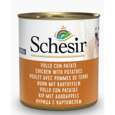 Schesir Dog Chicken with Potatoes in Jelly, 285g - vista un kartupeļi želejā