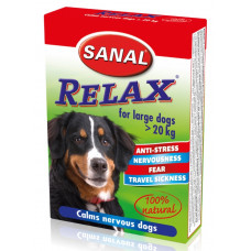 Sanal Relax Large Dogs, 15tbl - nomierinošs līdzeklis lielo šķirņu suņiem