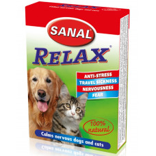 Sanal Relax, 15tbl - nomierinošs līdzeklis suņiem, kaķiem, trušiem