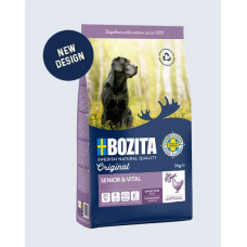 Bozita Original Senior & Vital, 12kg - bezkviešu sausā barība veciem suņiem