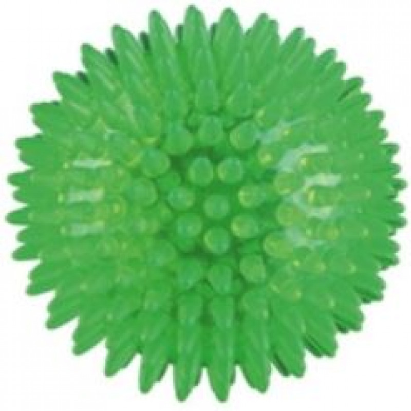 Duvo Plus TPR Hedgehog Ball, 12cm - TPR-gumijas bumba bez pīkstuļa
