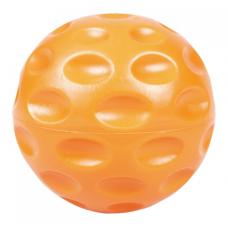 Duvo Plus Giggle ball Orange, 9cm - bumba ar jautru skaņu