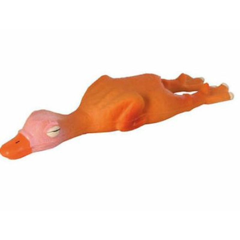 Trixie Latex Duck, 14cm - lateksa pīle ar pīkstuli