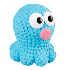 Duvo Plus Latex Squid Blue, 10.5cm - lateksa pīkstošs kalmārs