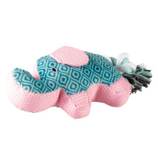 Duvo Plus Plush Elephant Retro Blue, 24cm - plīša zilonis ar pīkstuli