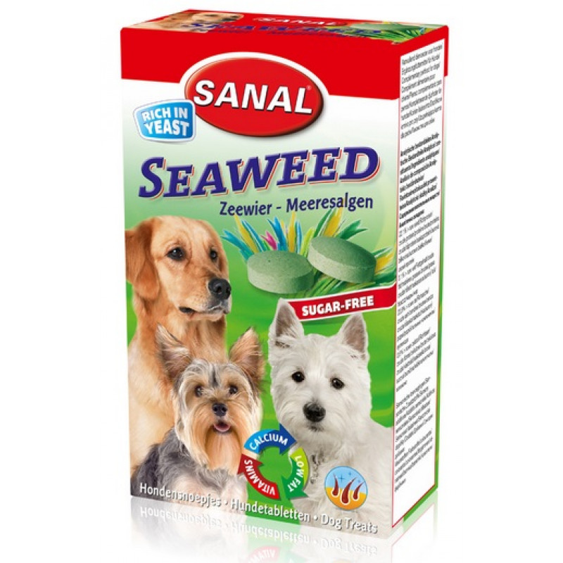 SANAL Seaweed, 100g - vitamīni ar jūras aļģēm suņiem