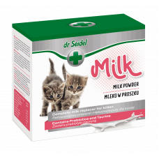 Dr.Seidel Milk Powder Kitten, 200g - mātes piena aizvietotājs kaķēniem