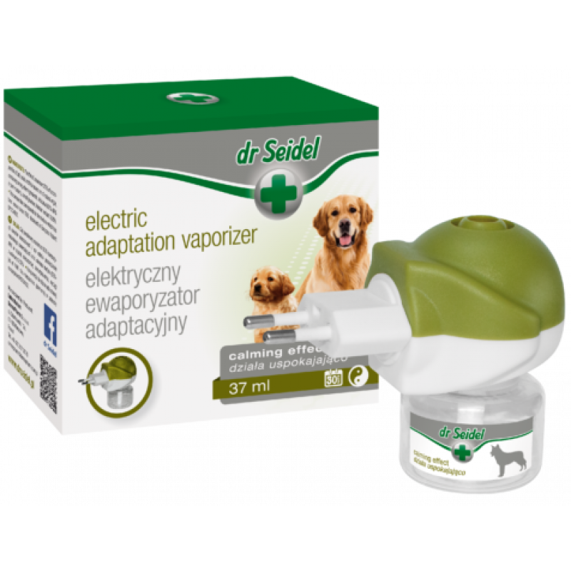 Dr.Seidel Electric Adaptation Vaporizer for Dogs - nomierinošs elektriskais iztvaicētājs stresa mazināšanai suņiem