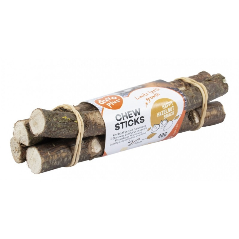 Duvo Plus Chew sticks Hazelnut, 4gb - lazdas zari