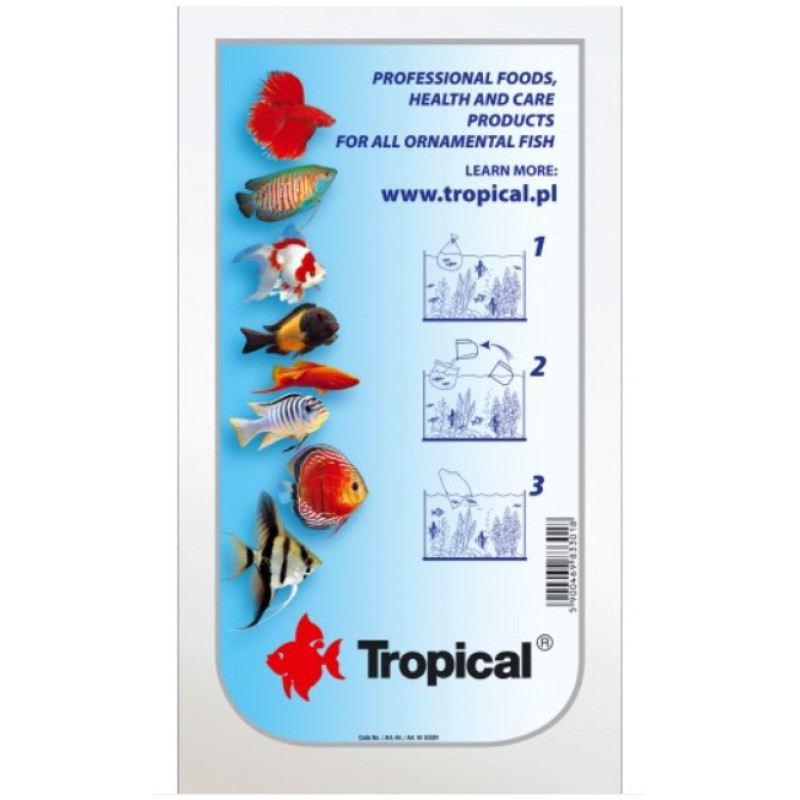Tropical Bags For Transporting Fish S, 50gb - maisi zivju transportēšanai
