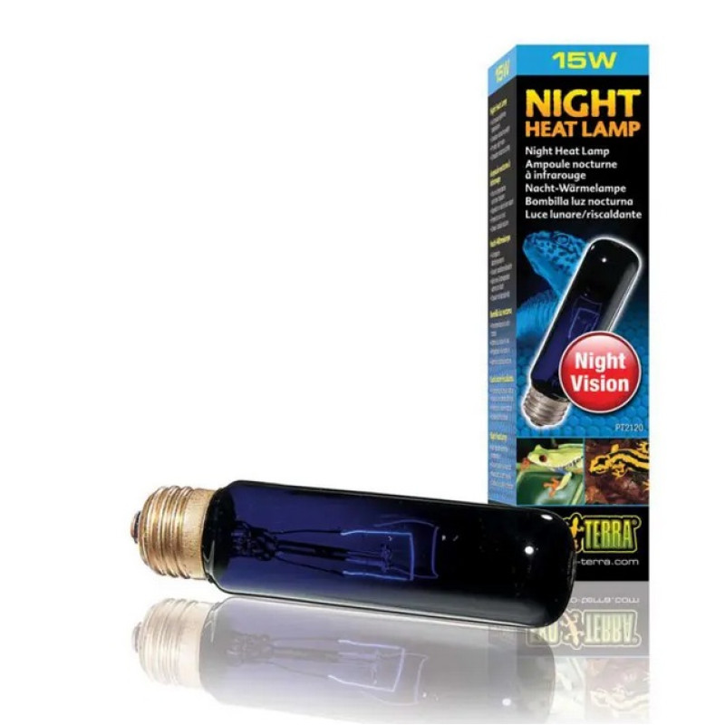 Exo Terra Night Heat Lamp, 15W - mēnessgaismu imitējošā spuldze