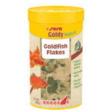 % SERA Goldy Nature, 250ml/60g - barība zelta zivtiņām - pārslas