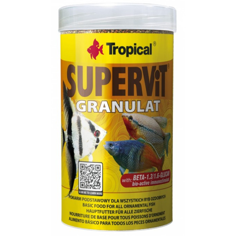 Tropical Supervit Granulat, 250ml/138g - granulas visām zivīm