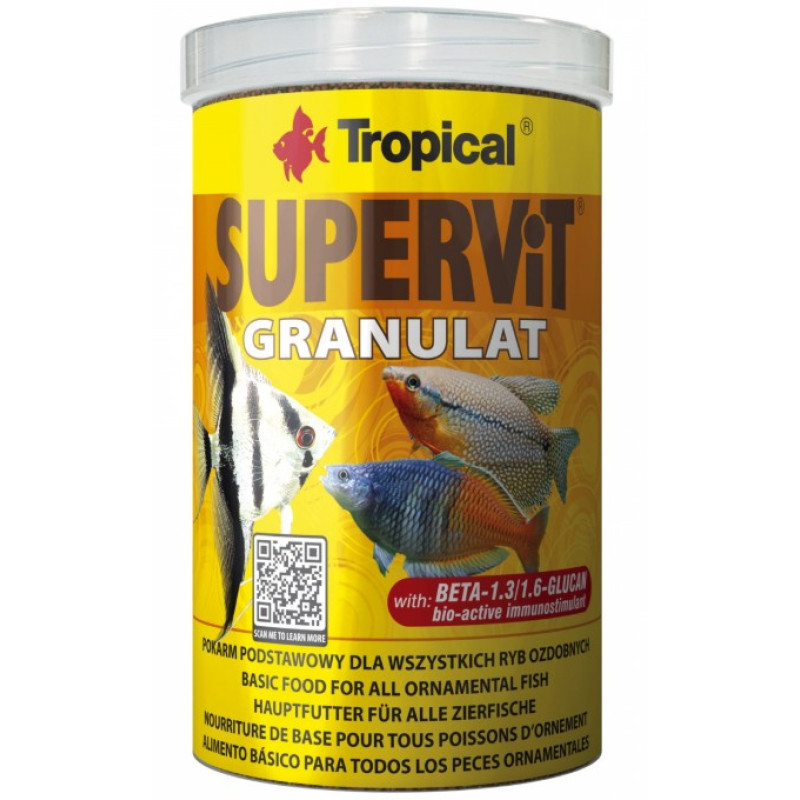 Tropical Supervit Granulat, 1L/550g - granulas visām zivīm