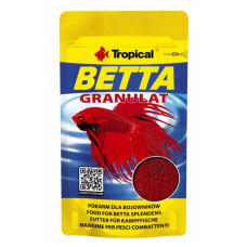 Tropical Betta Granulat, 10g - krāsu pastiprinoša barība gailīšiem