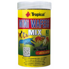 Tropical Mini Wafers Mix, 18g - grimstošas vafeles gruntszivīm un vēžveidīgajiem