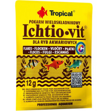 Tropical Ichtio-Vit, 12g - pārslas visēdāju zivīm