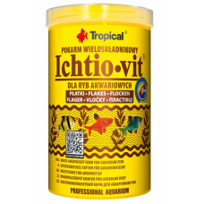 Tropical Ichtio-Vit, 100ml/20g - pārslas visēdāju zivīm