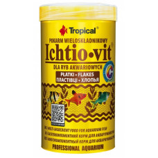 Tropical Ichtio-Vit, 250ml/50g - pārslas visēdāju zivīm