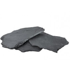 Flisby Skiffer svart, 20kg - melnā bazalta akmeņi