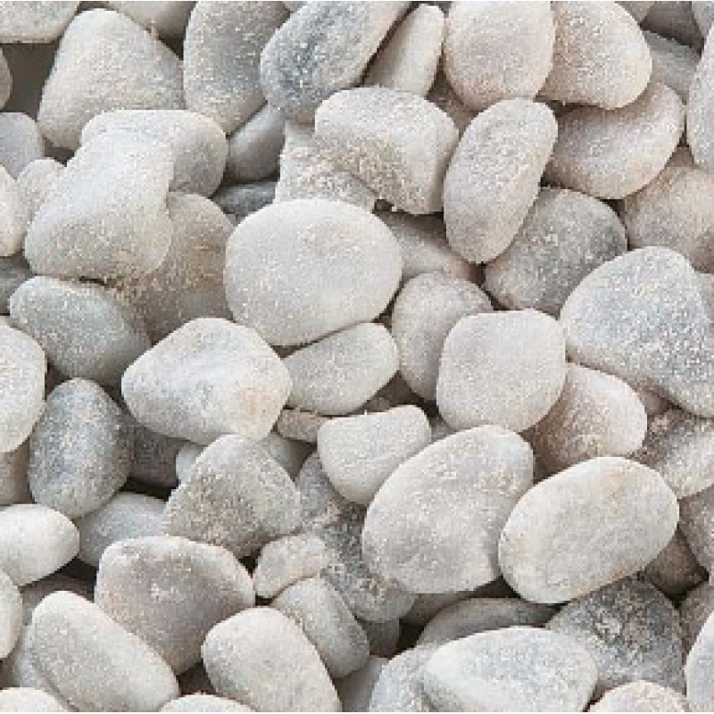 Slīpēti balti akmeņi 16-25сm, 1kg