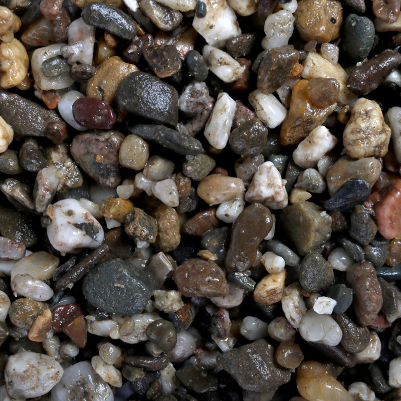 Aqua Della Gravel Dark Coarse 3-6mm, 10kg - dabīga grunts