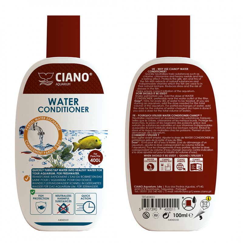 Ciano Water Conditioner, 100ml - kondicionieris ūdens sagatavošanai